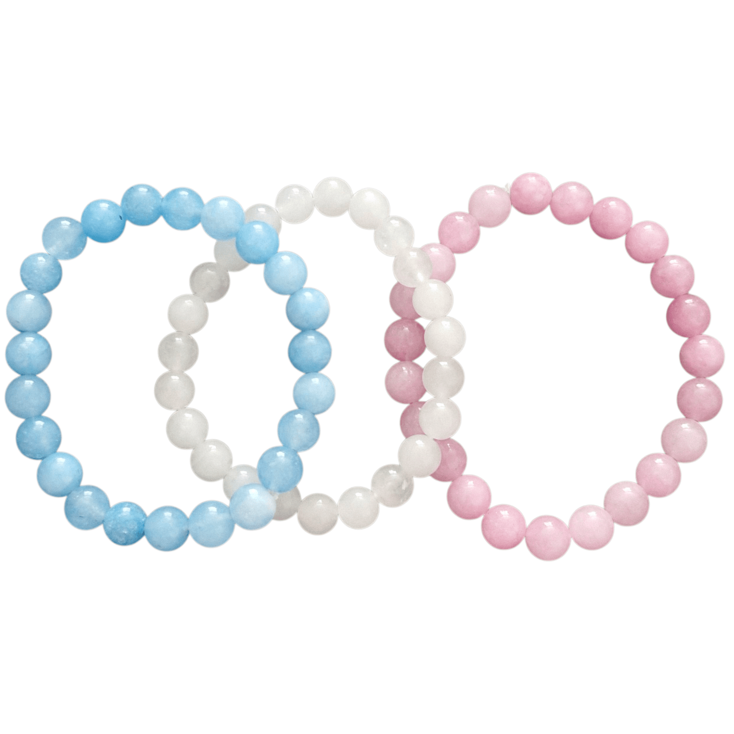 Pastel Gemstone Chip Bracelet Set - Jaime Wiles